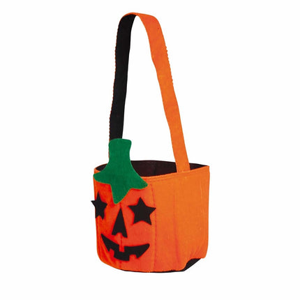 Cubo de caramelos de Halloween Calabaza 25cm
