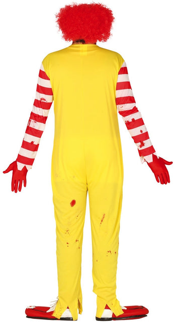 Disfraz de payaso zombie de Halloween L para hombre