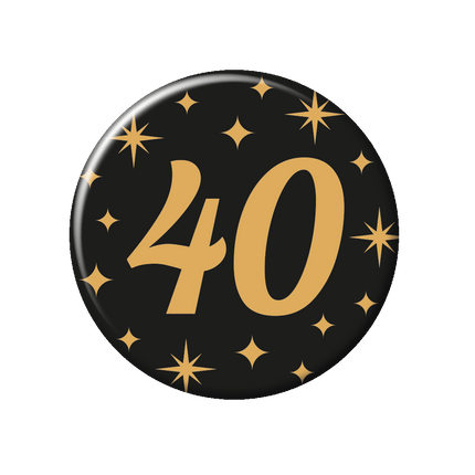 40 años Botón