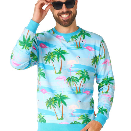 Jersey Hawaii Flamingo Hombre <tc>OppoSuits</tc>