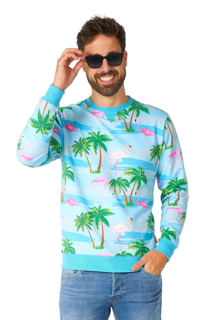 Jersey Hawaii Flamingo Hombre <tc>OppoSuits</tc>