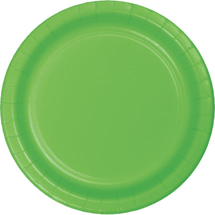 Platos Verde Lima 23cm 8pcs