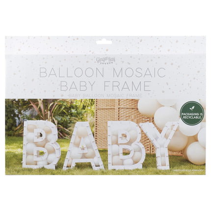 Globos Blancos Standard Bebé