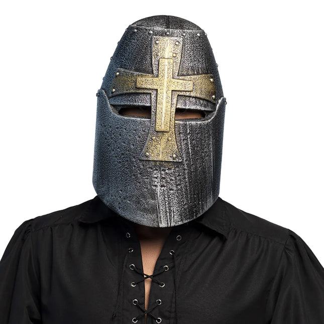 Casco de Caballero Oro Plata