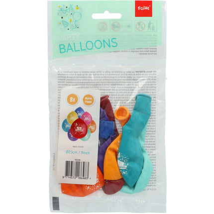 Globos Yay Congrats Coloured 23cm 8pcs