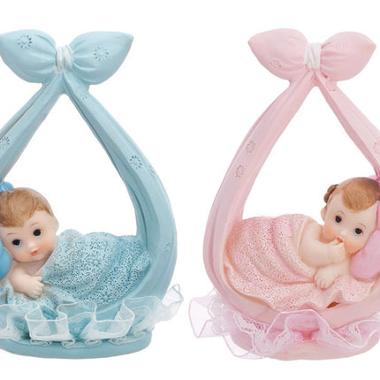 Adorno para tarta Niña con bufanda 11cm