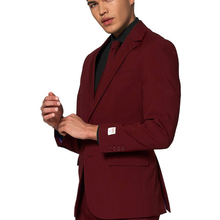 Traje Rojo Burdeos Hombre <tc>OppoSuits</tc>