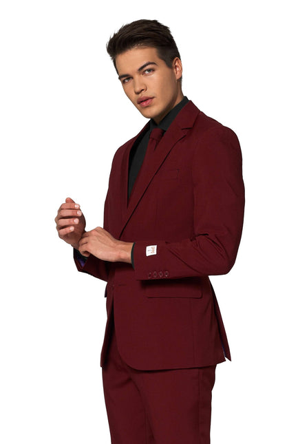 Traje Rojo Burdeos Hombre <tc>OppoSuits</tc>