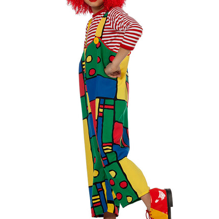 Traje de payaso Mondrian Niño