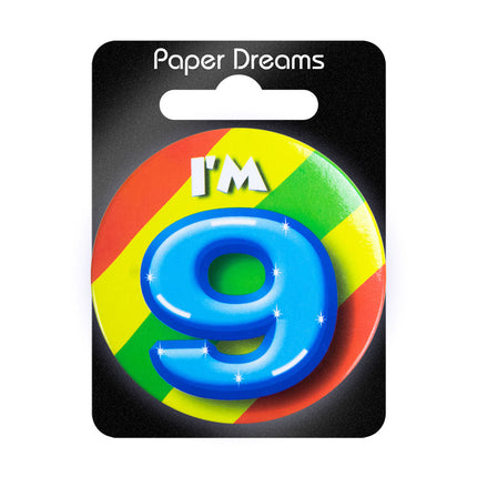 Tengo 9 Botones 9 Años 5,5cm