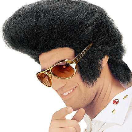 Peluca Elvis Negra