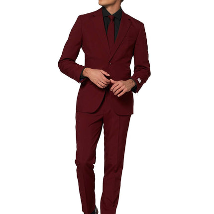 Traje Rojo Burdeos Hombre <tc>OppoSuits</tc>