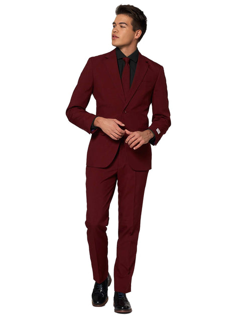 Traje Rojo Burdeos Hombre <tc>OppoSuits</tc>