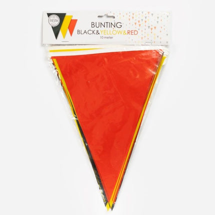 Línea de bandera Negra Amarilla Roja 3m