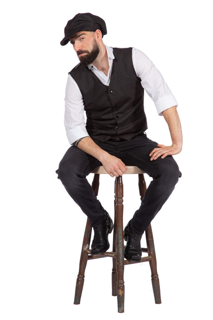 Roaring Twenties 20S Juego De Vestir Hombre Gillet Y Gorra