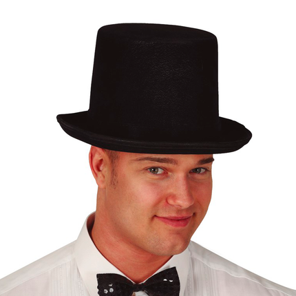 Sombrero de terciopelo negro