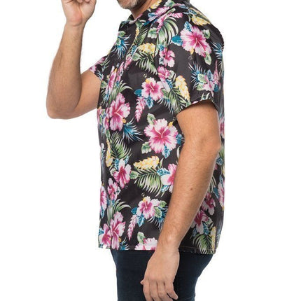 Camisa Hawaiana Negra