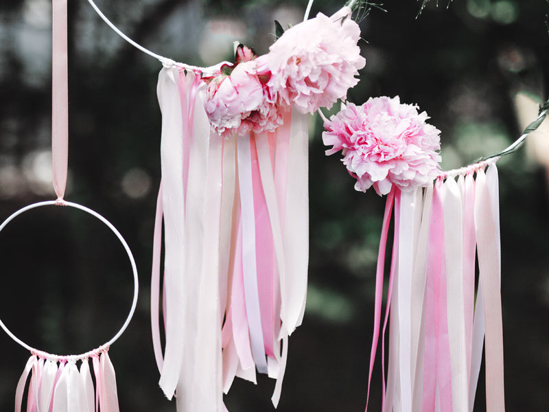 Cinta de raso rosa 6mm 25m
