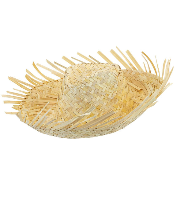 Sombrero de Paja Hawaiano Trenzado