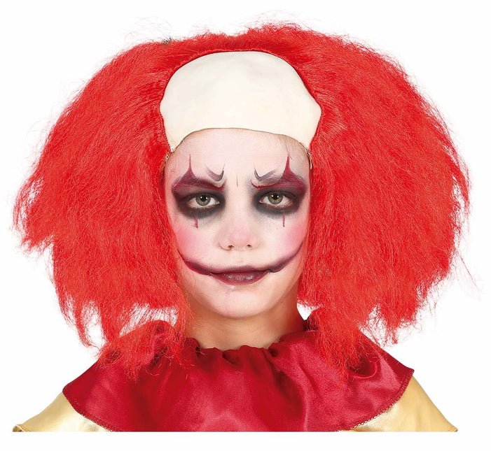 Peluca Roja Payaso Niño