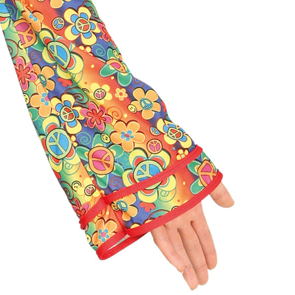Disfraz de Hippie 60S Floral para Mujer