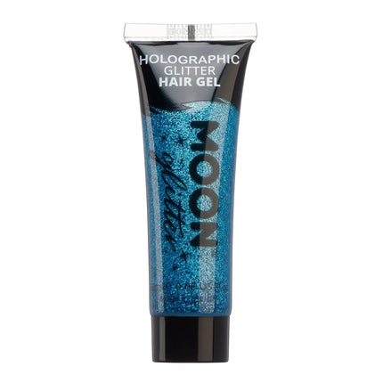 Gel para el pelo con purpurina holográfica Moon Glitter Azul 20ml
