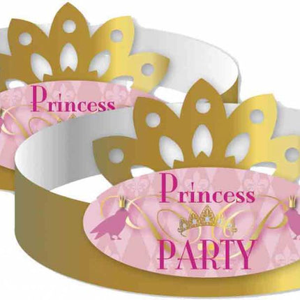 Coronas Princesas Fiesta 6pcs