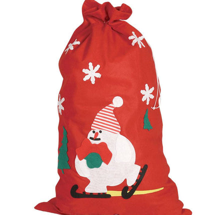 Bolsa de Navidad Muñeco de Nieve 85cm