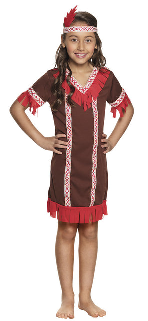 Vestido Indio Niño Rojo