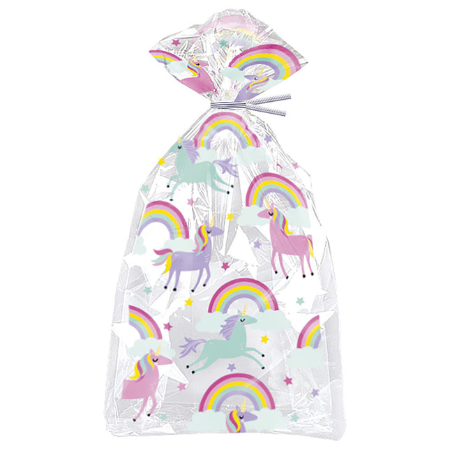 Bolsas de Fiesta Unicornio Arco Iris 20uds