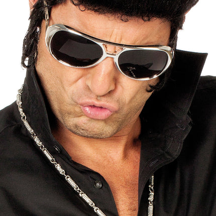 Gafas de plata Elvis