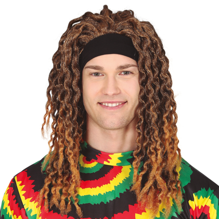 Diadema Peluca Rasta