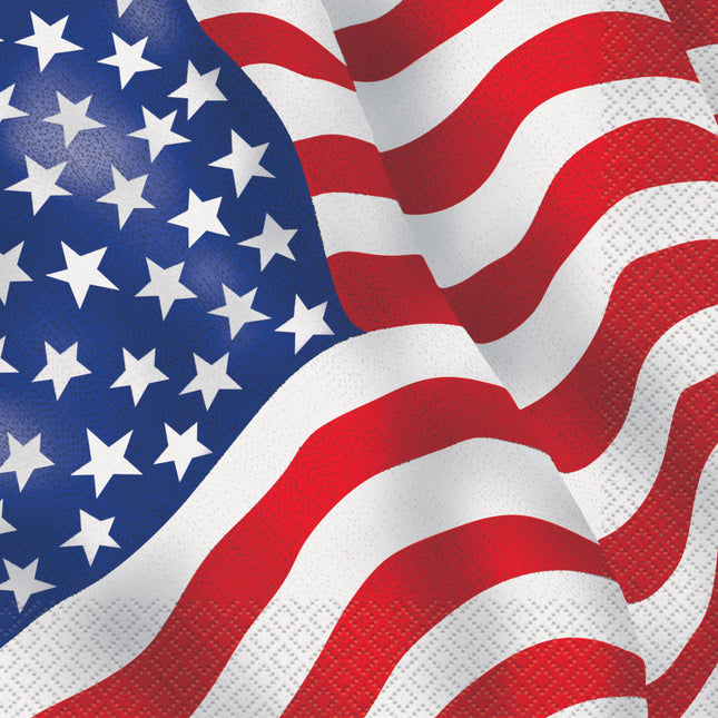 Servilletas USA 33cm 16uds