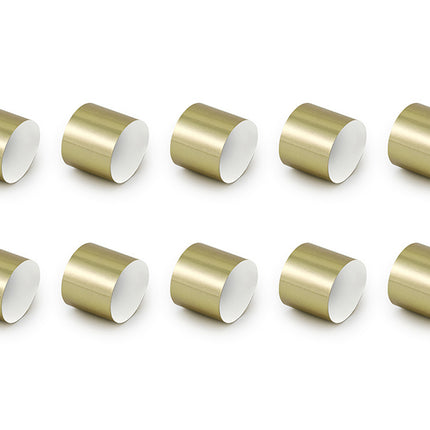 Servilleteros de oro 10uds.