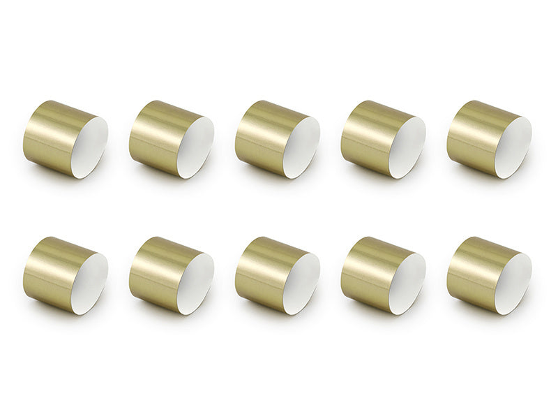 Servilleteros de oro 10uds.