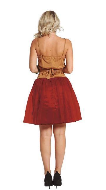 Vestido Hojas Rosa