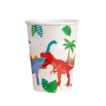Tazas Dino 9cm 8pcs