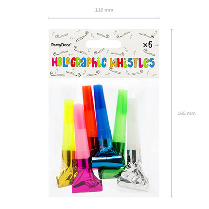 Lengüetas de rodillo Metallic Mix 6uds.
