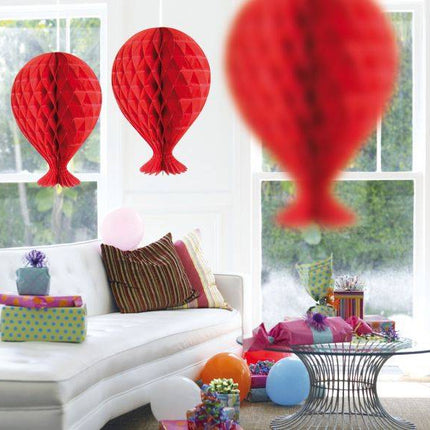 Globo Panal Rojo 37cm