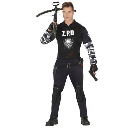 Cazador de zombies Disfraz de Halloween Hombre