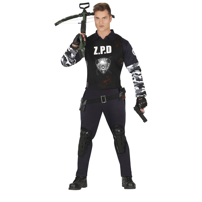 Cazador de zombies Disfraz de Halloween Hombre