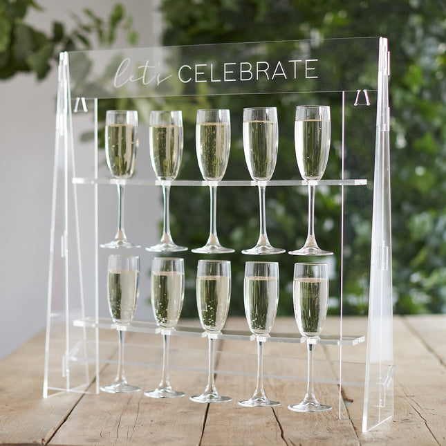 Decoración de mesa Soporte para bebidas 56cm
