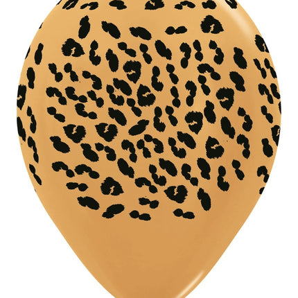 Globos Animal Print Tinta Metálica 30cm 25pcs