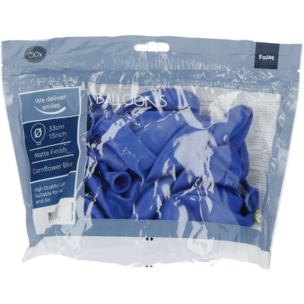 Globos Azul aciano 33cm 50pcs