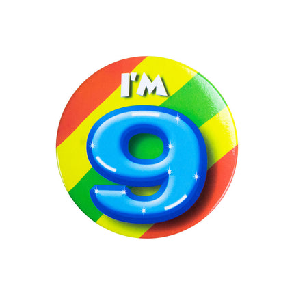 Tengo 9 Botones 9 Años 5,5cm