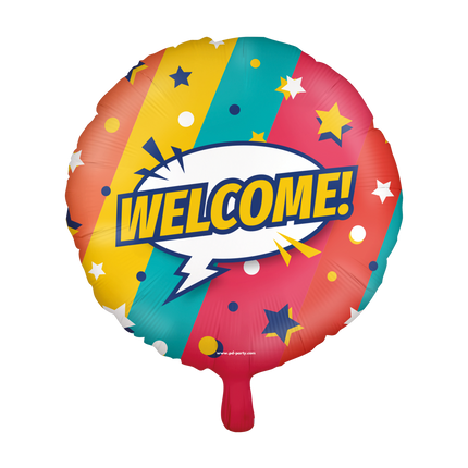 Globo de Helio Bienvenido Vacío 30cm