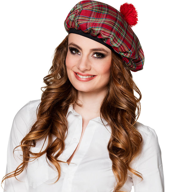Boina Roja Tartán