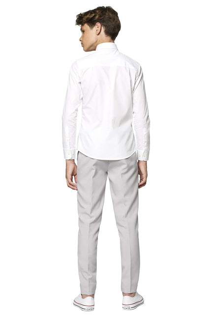 Camisa Blanca Chico Adolescente <tc>OppoSuits</tc>