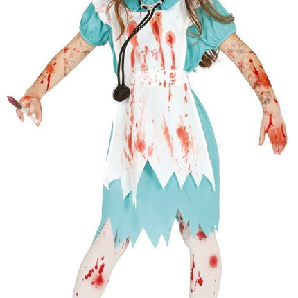 Disfraz de Enfermera Halloween Niña