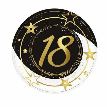 Platos 18 Años 23cm 6pcs